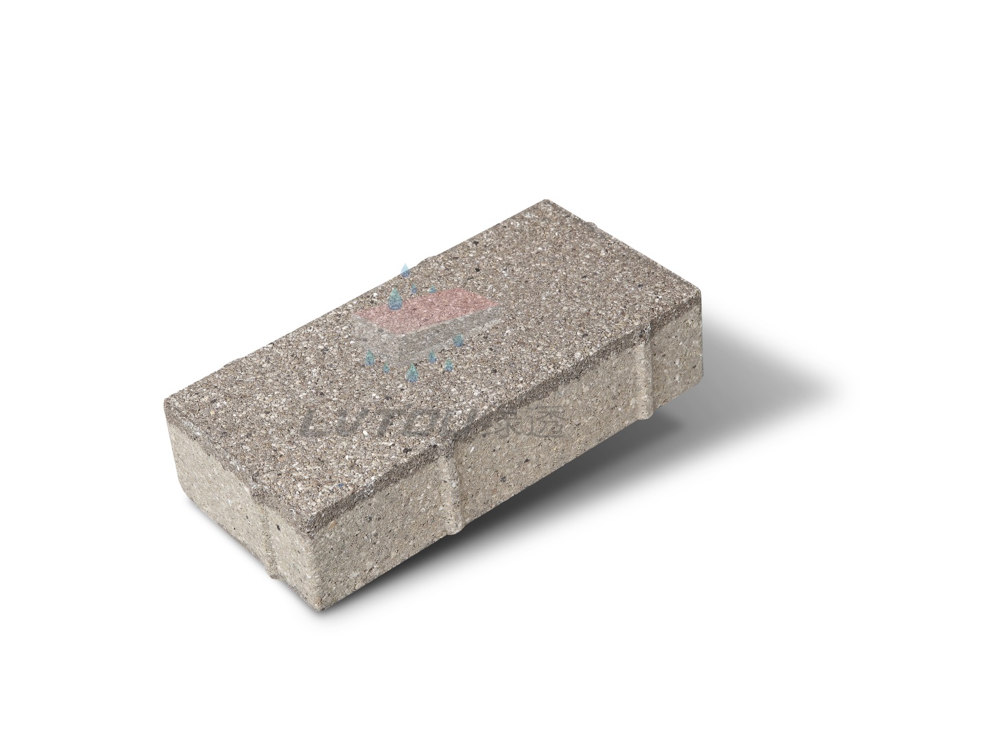 中灰陶瓷透水磚